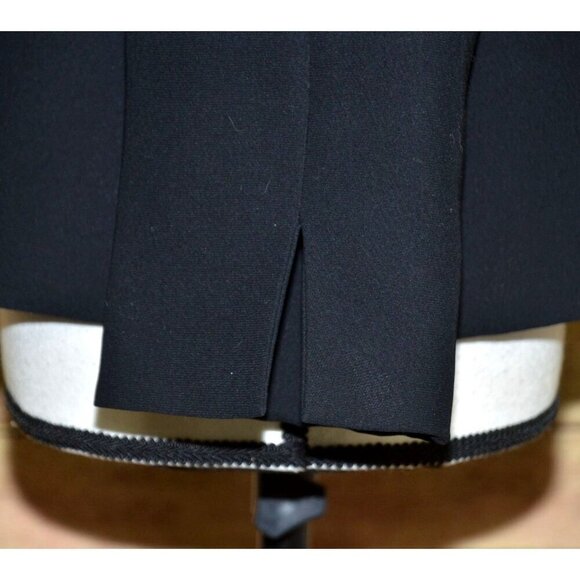 Liz Claiborne Ladies 14 Black Single Button Blazer Jacket Cropped Career Office - Picture 5 of 10